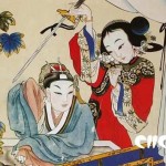 Новогодняя лубочная картинка